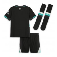 Echipament fotbal Liverpool Tricou Deplasare 2024-25 pentru copii maneca scurta (+ Pantaloni scurti)